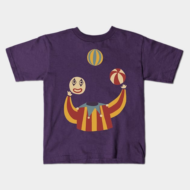 Head Juggler Kids T-Shirt by GiuliaM